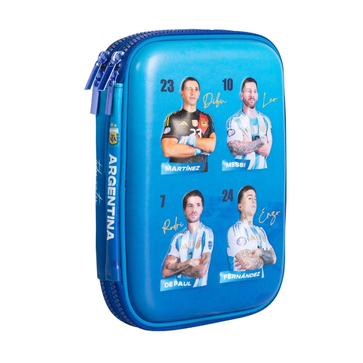 Cartuchera Escolar Mooving 2 pisos 2026 Afa con Relieve Doble Eva Art.1514229